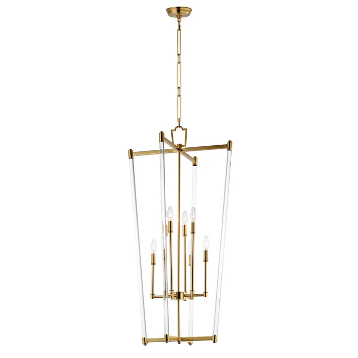 Maxim 16102CLHR Lucent Eight Light Pendant, Heritage