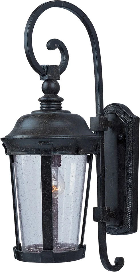 Maxim 3023CDBZ Dover DC One Light Outdoor Wall Lantern, Bronze