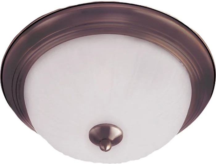 Maxim 5832FTOI Essentials – 583x Three Light Flush Mount, Oil Rubbed Bronze