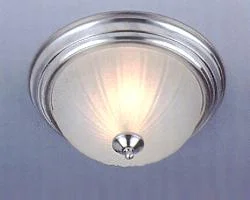 Maxim 5832FTSN Essentials – 583x Three Light Flush Mount, Satin Nickel
