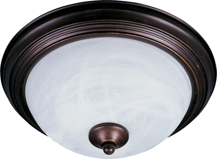 Maxim 5840MROI Essentials – 584x One Light Flush Mount, Oil Rubbed Bronze