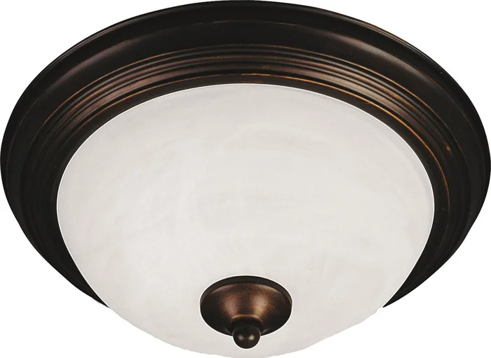 Maxim 5842MROI Essentials – 584x Three Light Flush Mount, Oil Rubbed Bronze