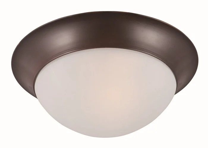 Maxim 5850FTOI Essentials – 585x One Light Flush Mount, Oil Rubbed Bronze