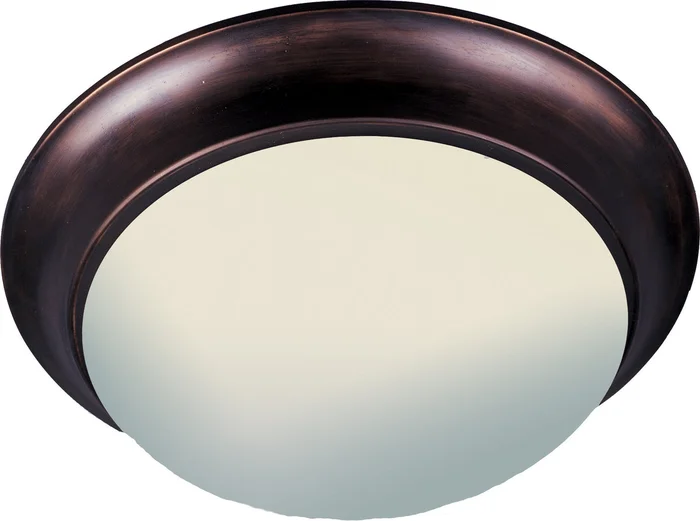 Maxim 5852FTOI Essentials – 585x Three Light Flush Mount, Oil Rubbed Bronze