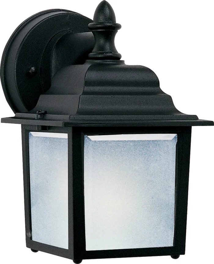 Maxim 66924BK Builder Cast LED E26 LED Outdoor Wall Sconce, Black