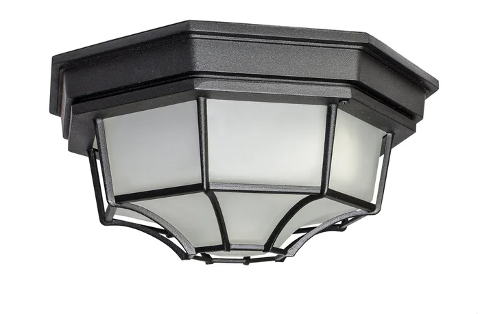 Maxim 67920BK Crown Hill LED E26 LED Flush Mount, Black