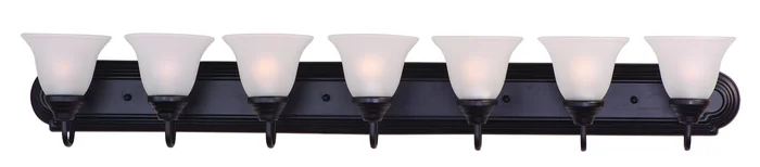 Maxim 8016FTOI Essentials – 801x Seven Light Bath Vanity, Oil Rubbed Bronze