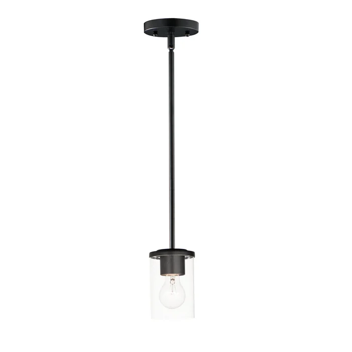 Maxim 90200CLBK Corona One Light Mini Pendant, Black