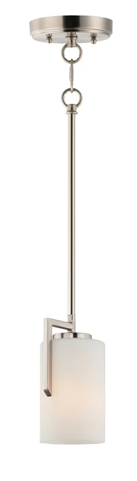 Maxim 91280SWSN Dart One Light Mini Pendant, Satin Nickel