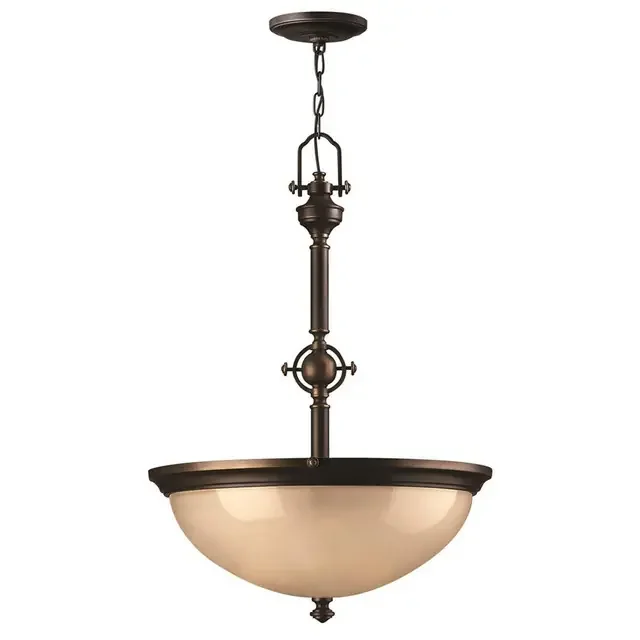Mayflower 3 Light Olde Bronze Pendant Light