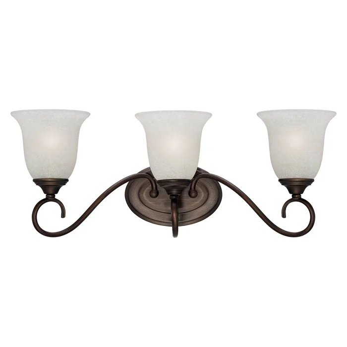 Millennium 1183-RBZ Three Light Vanity, Rubbed Bronze