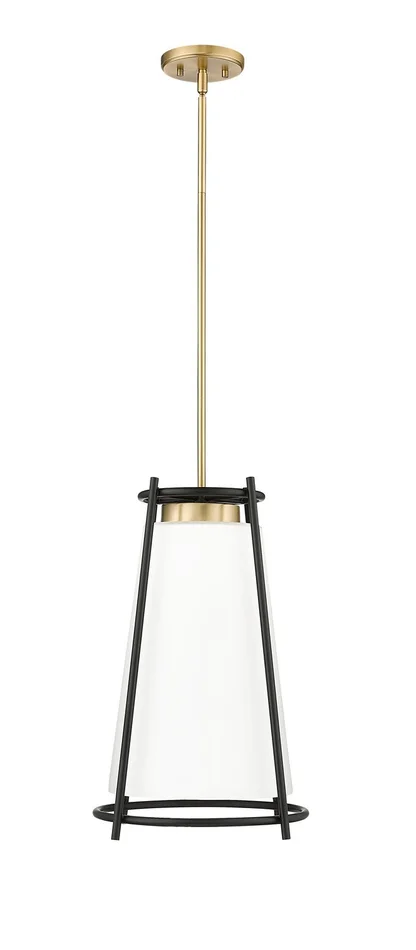 Millennium 21101-VB Milroe One Light Pendant, Vintage Brass