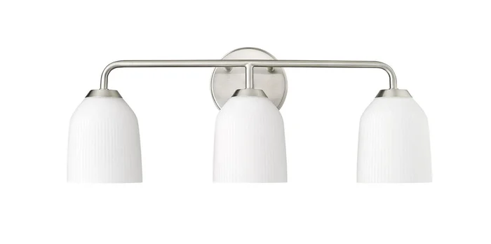 Millennium 22303-BN Norah Three Light Vanity, Brushed Nickel