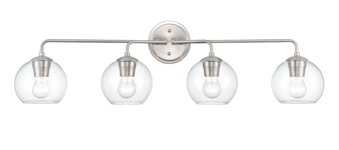 Millennium 9754-BN Four Light Vanity, Brushed Nickel