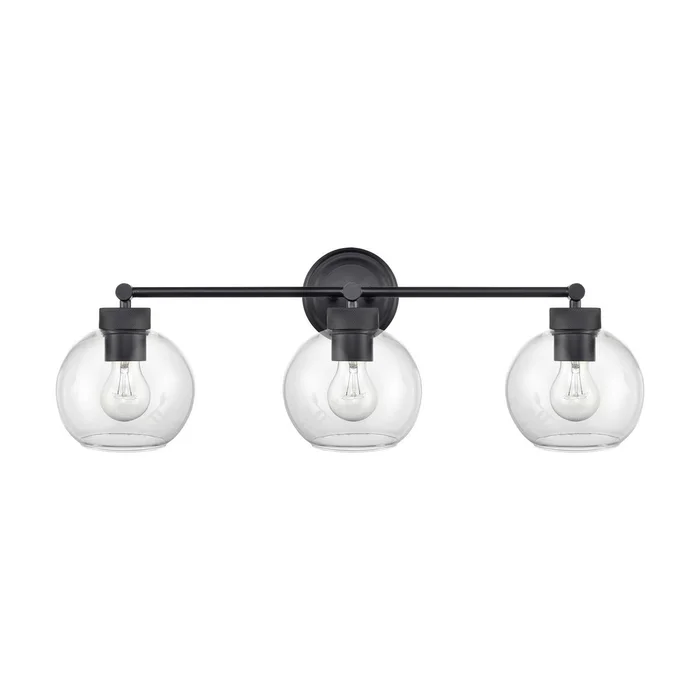 Millennium 99103-MB Jonatan Three Light Vanity, Matte Black
