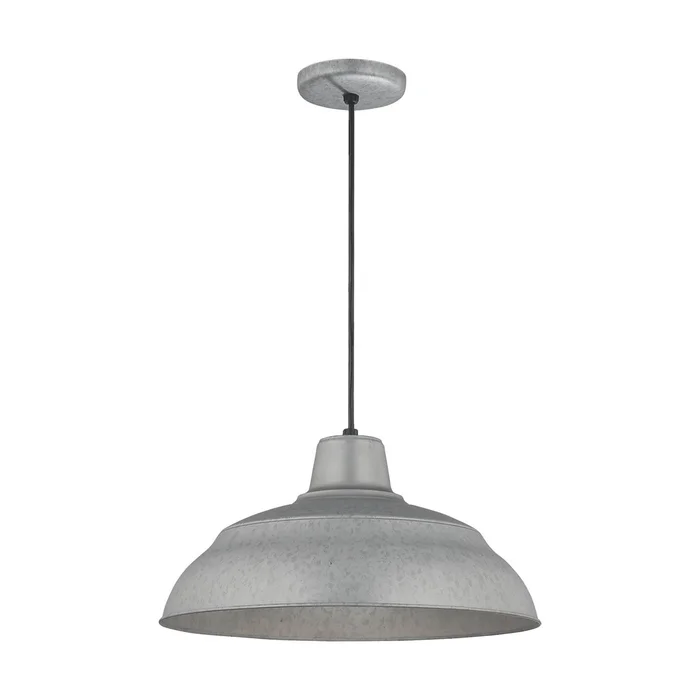 Millennium RWHC17-GA R Series One Light Pendant, Galvanized