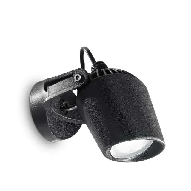 Minitommy AP Black Adjustable 3000K Resin IP66 Wall Light