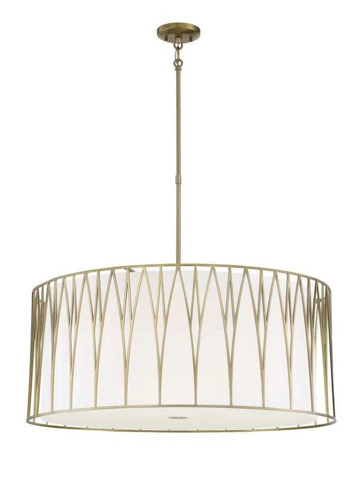 Minka-Lavery 1084-695-L Regal Terrace LED Pendant, Soft Brass