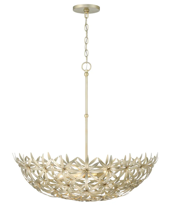 Minka Lavery 2148-735 Flower Child Five Light Pendant, Ambry Gold