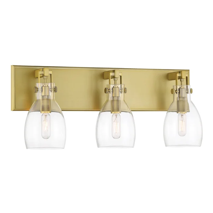Minka-Lavery 2273-695 Tiberia Three Light Bath Bar, Soft Brass