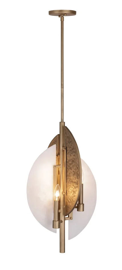 Minka Lavery 3461-788 Saint Martin Four Light Pendant, Ashen Gold