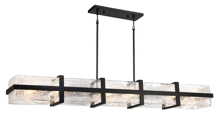 Minka Lavery 3618-66A Cloud Break 12 Light Island Pendant, Coal