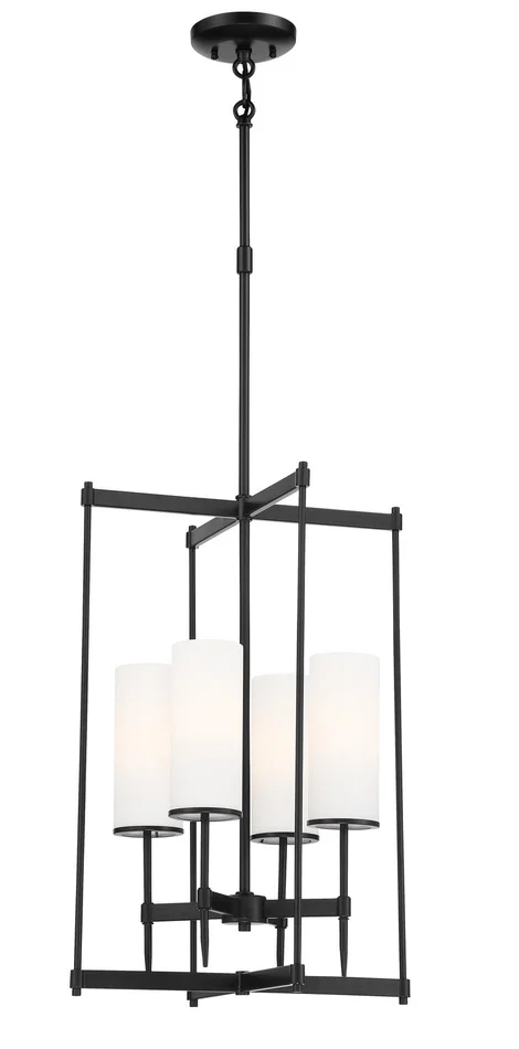 Minka-Lavery 3844-66A First Avenue Four Light Pendant, Coal