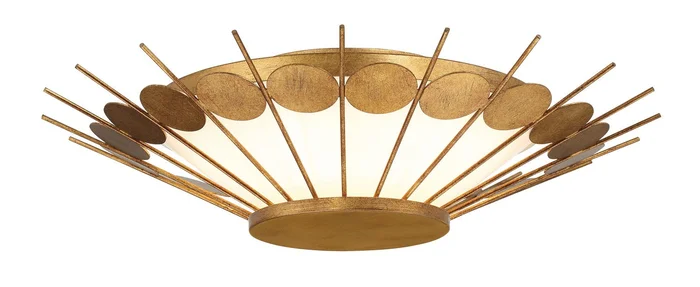 Minka Lavery 5831-596-L Capeieso LED Flush Mount, Elara Gold