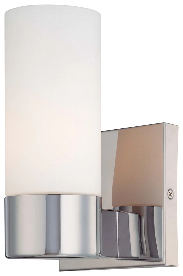 Minka-Lavery 6211-77 One Light Wall Sconce, Chrome