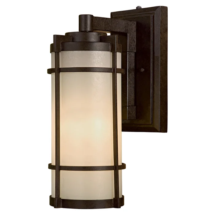 Minka-Lavery 72023-A179 Andrita Court One Light Outdoor Wall Mount, Textured French Bronze