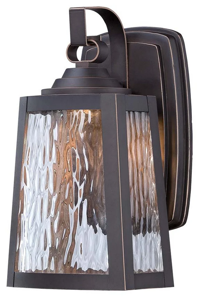 Minka-Lavery 73101-143C-L Talera LED Outdoor Wall Mount, Oil Rubbed Bronze W/ Gold Highlights