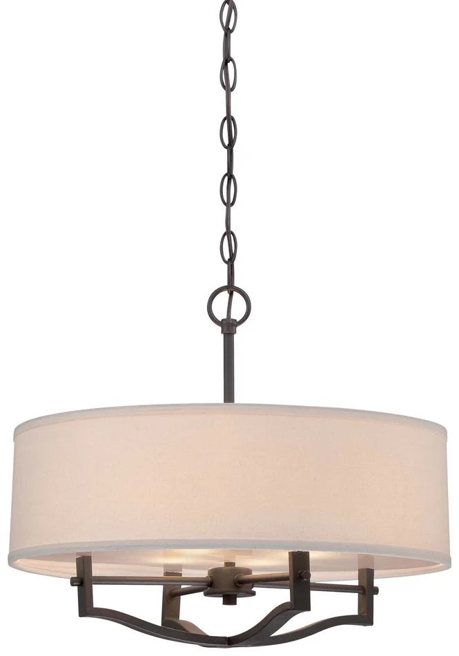 Minka-Lavery 844-284 Three Light Pendant, Vintage Bronze