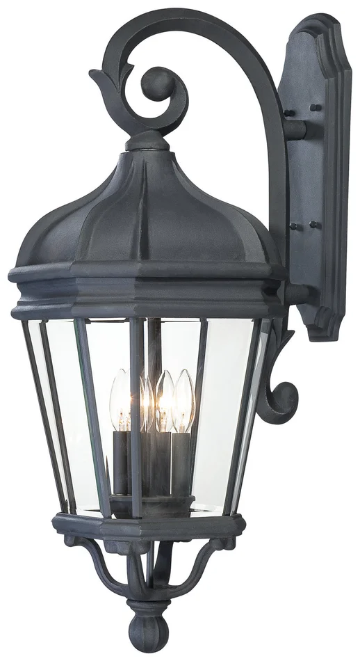 Minka-Lavery 8693-66 Harrison Four Light Wall Mount, Coal