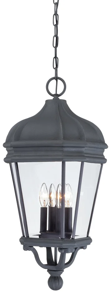 Minka-Lavery 8694-66 Harrison Four Light Chain Hung, Coal