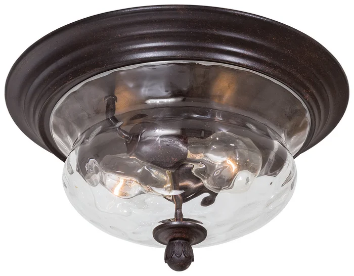 Minka-Lavery 8769-166 Merrimack Two Light Flush Mount, Corona Bronze
