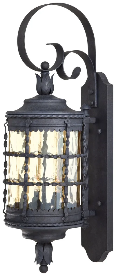 Minka-Lavery 8881-A39 Mallorca Two Light Wall Mount, Spanish Iron