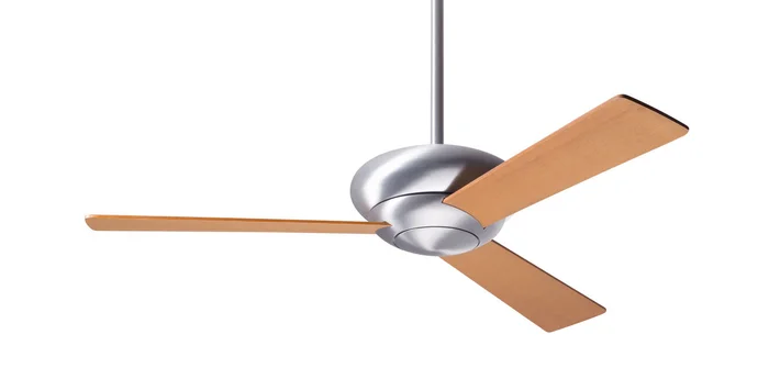 Modern Fan ALT-BA-42-MP-NL-001 Altus 42″ Ceiling Fan, Fan Speed Control, Brushed Aluminum with Maple Blades