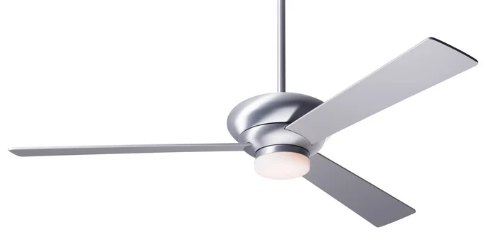 Modern Fan ALT-BA-52-MG-271-004 Altus 52″ Ceiling Fan with 17W LED Light, 2-Wire Fan & Light Control, Brushed Aluminum with Mahogany Blades