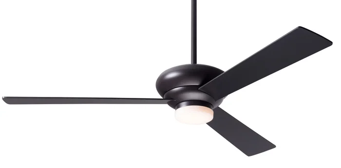 Modern Fan ALT-DB-52-WH-271-004 Altus 52″ Ceiling Fan with 17W LED Light, 2-Wire Fan & Light Control, Dark Bronze with White Blades