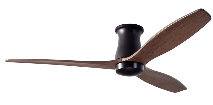 Modern Fan ARB-FM-DB-54-MG-NL-CC Arbor Flush DC 54″ Ceiling Fan, Wall/Remote Control Combo, Dark Bronze with Mahogany Blades