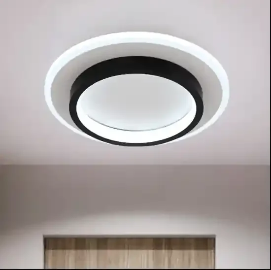 Modern Round LED Ceiling Light – Minimalist Acrylic Design