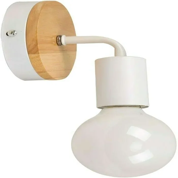Modern Wood Wall Lighting – E27 Holder