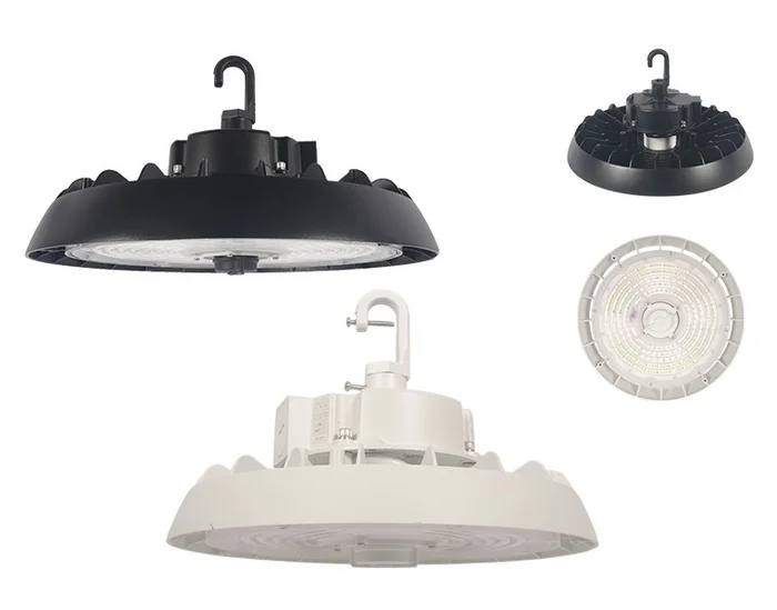 NaturaLED 9684 – HBR10/150S/110/8C2/WH-Z10 – High Bay Round IP66 Z10 – 10″ – 100/125/150W – 2-CCT 40/50K – 120-277V – 250-575W Equal – White