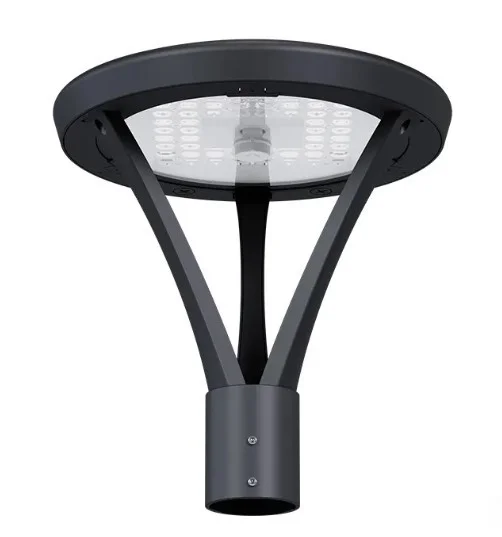 NaturaLED 9727 – PST16/100S/T5/8C3/BK-Z10 – Post Top Area Light 16″ (Z10 Control Ready) – 30/45/60W – 3-CCT 30/40/50K – 120-277V – 250W Equal – Black