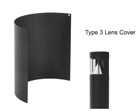 NaturaLED P10068 – PLT-5.5BLD/T3/BK – Type 3 Plate – For 5.5 Bollard – Black