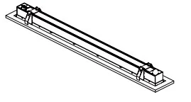 NaturaLED P10601 – MT-LAL/RM/2FT/WH – Recessed Mount Kit – 2 FT – White