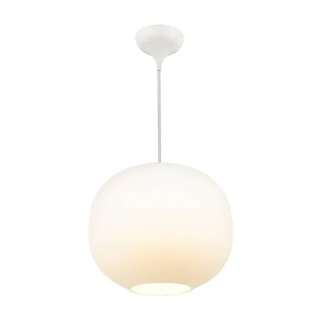 Navone White with Opal Diffuser 20cm Pendant Light