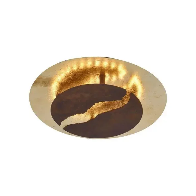NEVIS 30 Antique Bronze and Gold Dimmable Ceiling Light