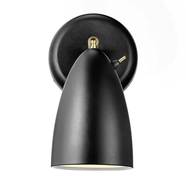 Nexus Black Adjustable Wall Light