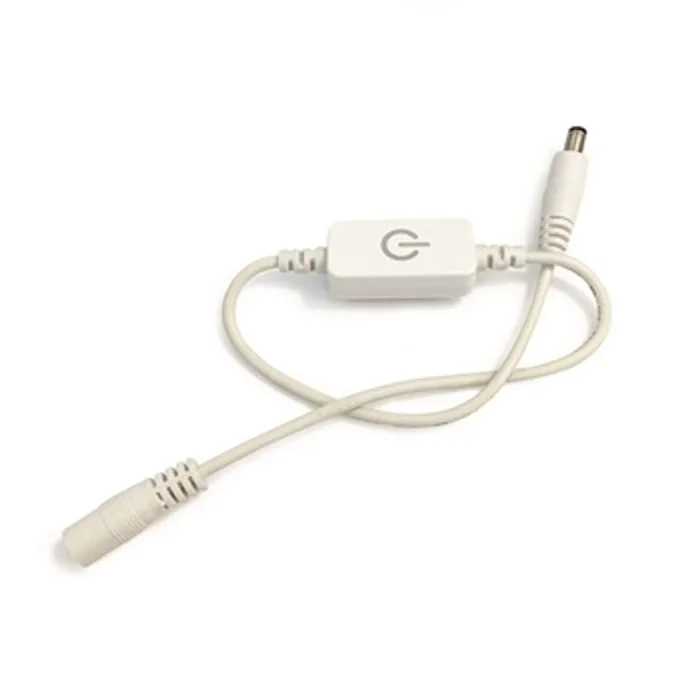 Nora Lighting NATL-518W In-Line Touch Dimmer, 12V/24V, White